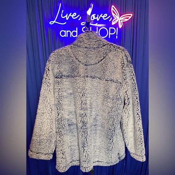 🐺 M: UofM Port Authority® Cozy 1/4-Zip Fleece, Unisex. NWT 🐺 - Picture 5 of 6